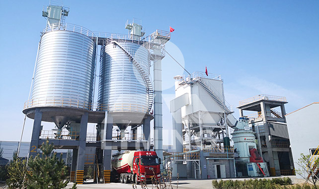 Broyeur pour laitier granulé de haut fourneau avec une capacité annuelle de 400 000 tonnes