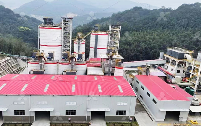 Ligne de production de poudre de laitier (400 000 t/an)