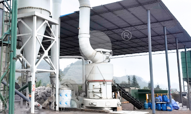 Ligne de production de poudre de calcaire pour construction routière